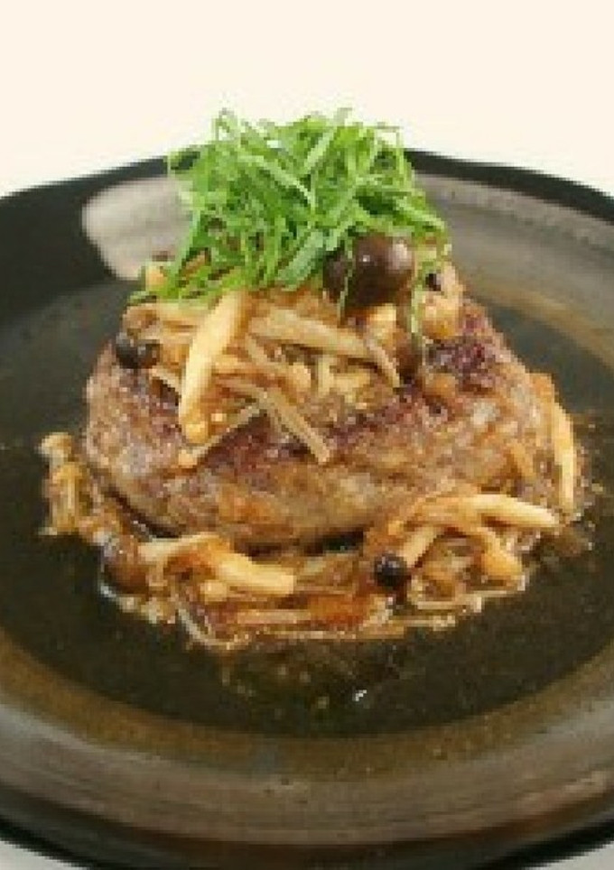 きのこソースの和風ハンバーグ-レシピのメイン写真