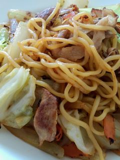 和風焼きそば☝めんつゆ簡単創味のつゆ味❤-レシピのメイン写真