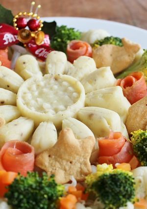 クリスマス！マッシュポテトのリースサラダ-レシピのメイン写真