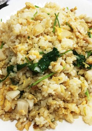 山藥香菜炒飯(山芋とパクチーチャーハン)-レシピのメイン写真