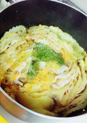 オレンジ白菜のミルフィーユ鍋-レシピのメイン写真
