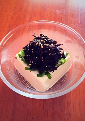 ひじきの冷奴-レシピのメイン写真