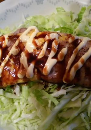 意外？納豆のとん平巻き-レシピのメイン写真