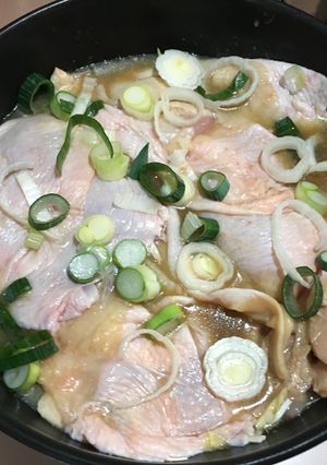 鶏モモの蒸し鶏-レシピのメイン写真