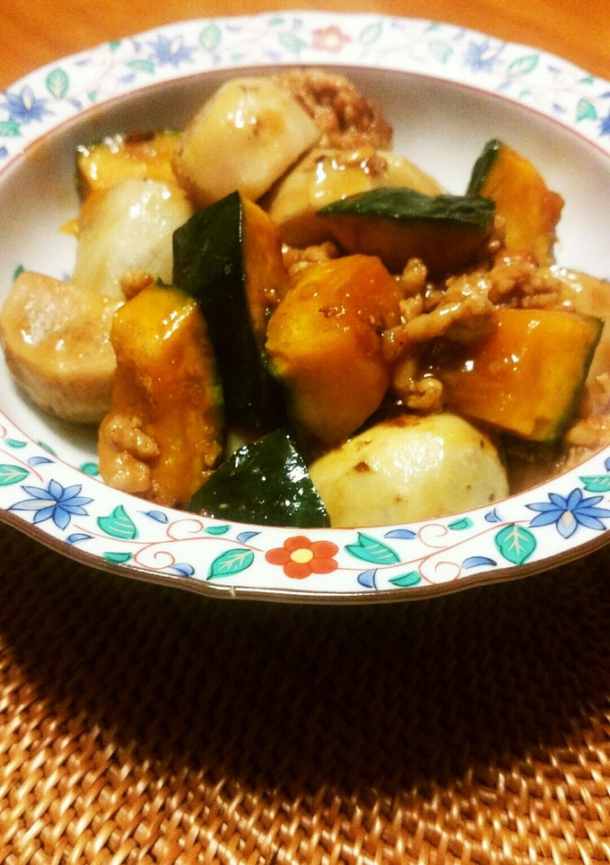 かぼちゃと里芋の煮物♪-レシピのメイン写真