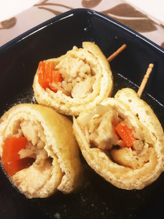 15分で♩鶏とえのきの薄揚げロール-レシピのメイン写真