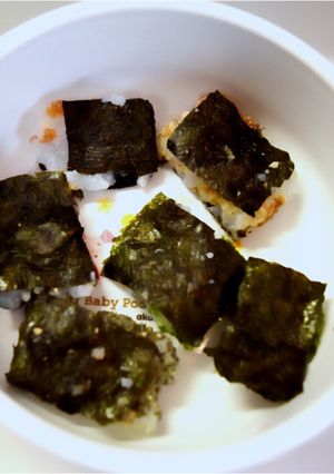 おにぎらず【6種の味 手づかみ食べ】-レシピのメイン写真