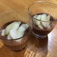 超簡単♪洋ナシとバナナのチョコムース