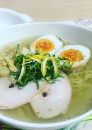 ゆず塩ラーメン-レシピのメイン写真