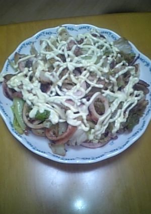 イカ＆キャベツのマヨがけ-レシピのメイン写真
