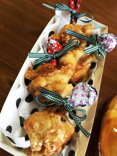 看板チュウリップ唐揚げ