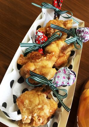 手羽元で簡単！チューリップ唐揚げ♪-レシピのメイン写真