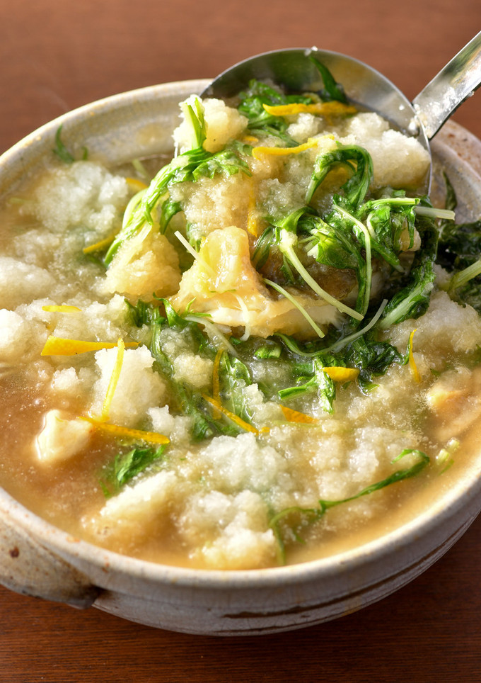 揚げダラと水菜のみぞれ鍋-レシピのメイン写真