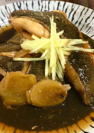 スピード料理♡子持ちカレイの煮付け-レシピのメイン写真