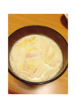 しょうがであったか豆乳スープ-レシピのメイン写真