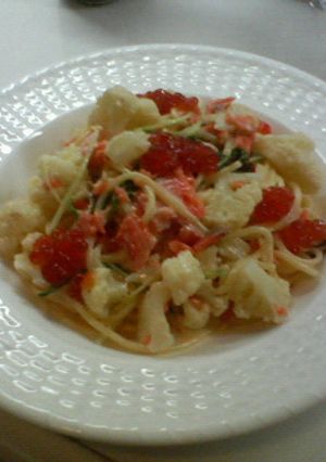 イクラとサーモンのクリームパスタ-レシピのメイン写真