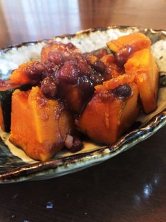 小豆缶で本当に簡単!かぼちゃのいとこ煮♡-レシピのメイン写真