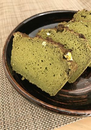 おからパウダーでつくる抹茶パウンドケーキ-レシピのメイン写真
