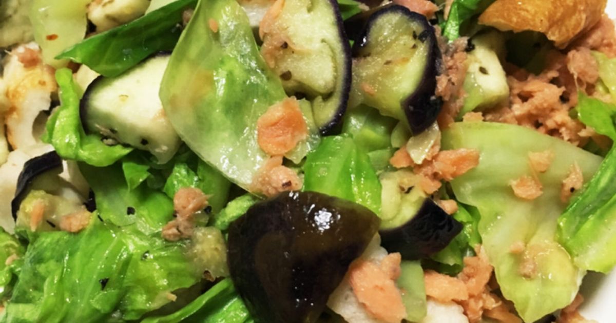 レンチンで茄子キャベツ by くまクマ屋 【クックパッド】 簡単おいしい