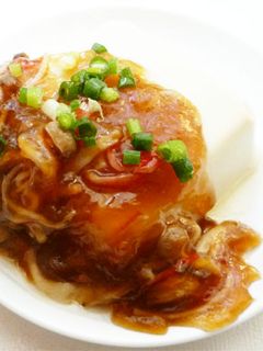 豆腐のかにかまとしめじあんかけ-レシピのメイン写真