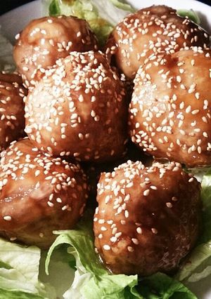 豚バラ巻き菊芋★の甘辛ころころ煮-レシピのメイン写真