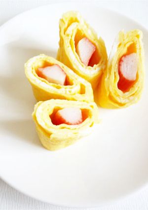 かにかまの玉子焼き-レシピのメイン写真