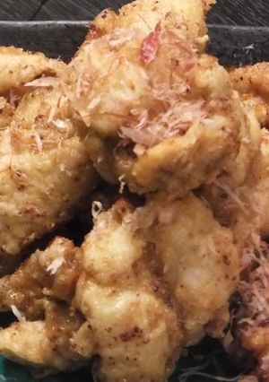 鰹節香る(^-^)鶏むねの唐揚げ-レシピのメイン写真