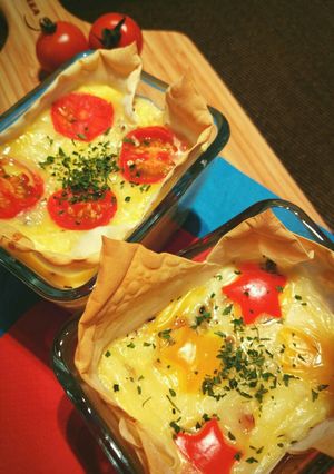 簡単★ほうれん草とベーコンのキッシュ-レシピのメイン写真