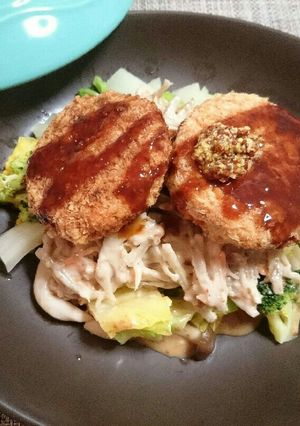 キャベツメンチde温野菜サラダ-レシピのメイン写真