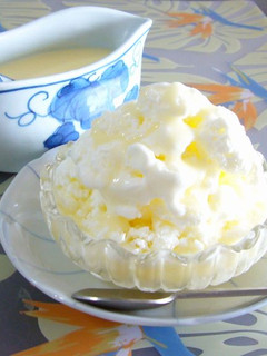 ふわふわヨーグルトアイス&ソース-レシピのメイン写真
