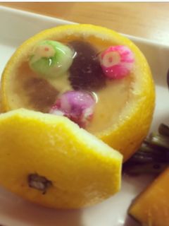 簡単レンジで料亭風ゆずの茶碗蒸しあんかけ-レシピのメイン写真