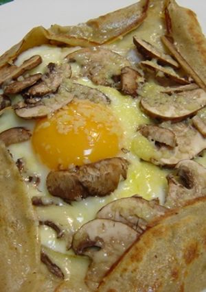 蕎麦粉のクレープ（ガレット）-レシピのメイン写真