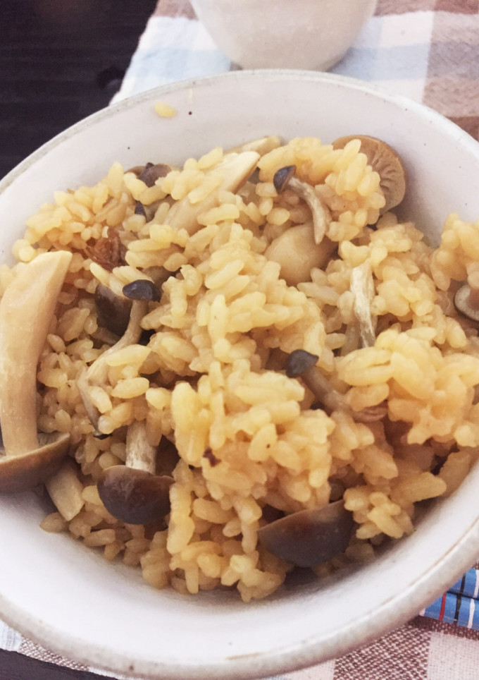 煮物残り汁で節約時短炊き込み御飯-レシピのメイン写真