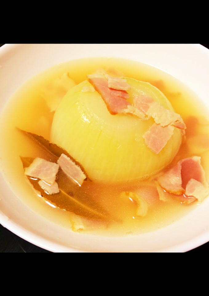 レンジで簡単♡まるごとたまねぎスープ-レシピのメイン写真