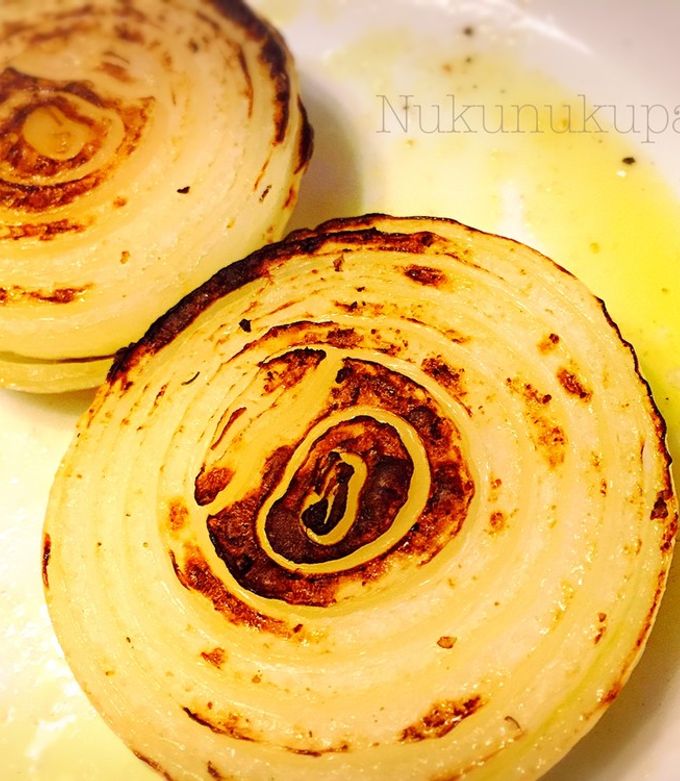 素材を頂く食べ応えグリル玉ねぎ♪-レシピのメイン写真