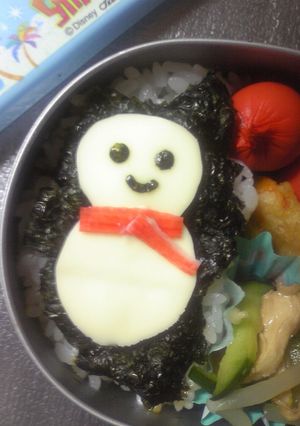 年少◆お弁当(スノーマン)-レシピのメイン写真