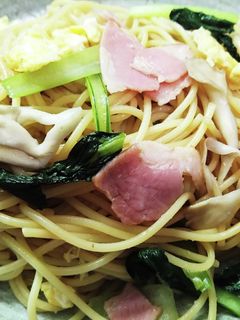 ちきり粉末だしを使った和風パスタ-レシピのメイン写真