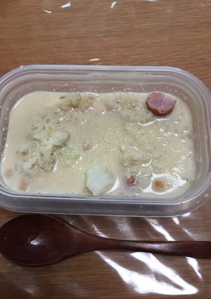 カップスープの素でアレンジ（白米と）-レシピのメイン写真