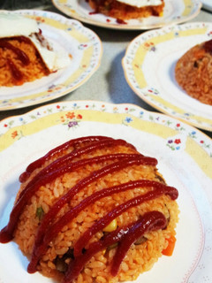 野菜ジュースで簡単ピラフ-レシピのメイン写真