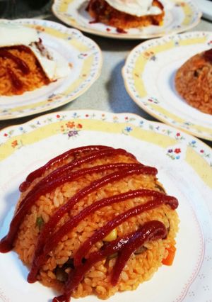 野菜ジュースで簡単ピラフ-レシピのメイン写真