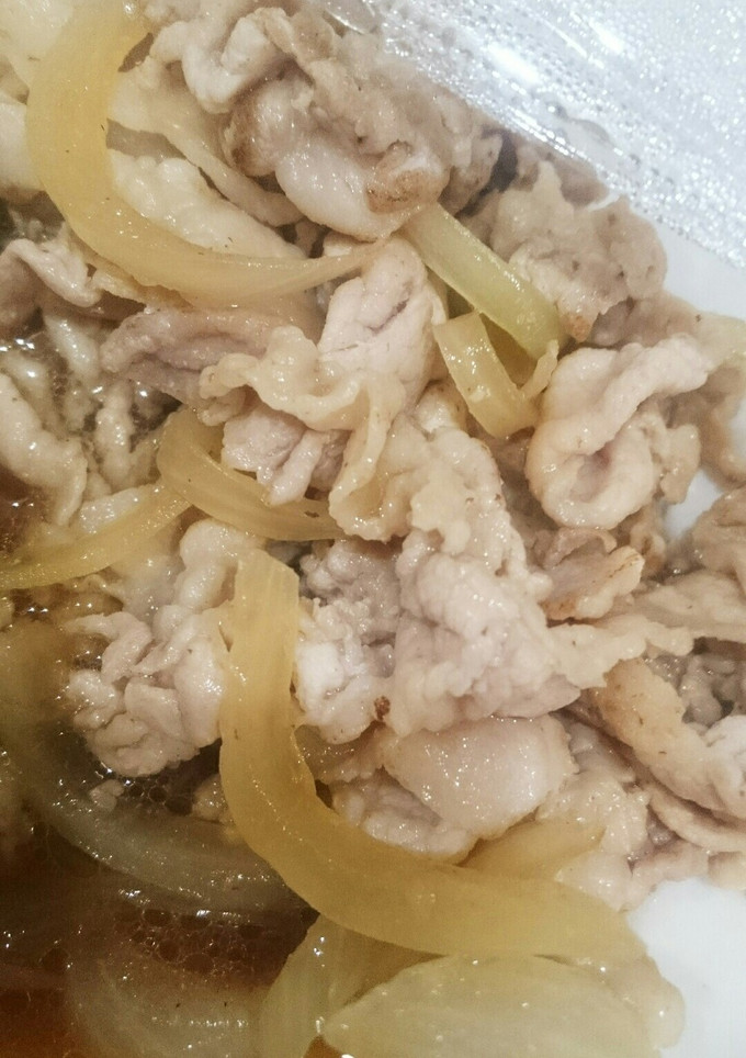豚肉と玉葱のしょうが焼き-レシピのメイン写真