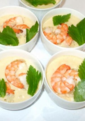 海老のライス茶碗蒸し♪簡単-レシピのメイン写真