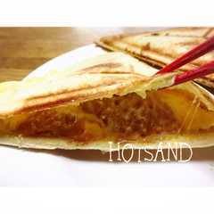 รูปของ 好きなものいれるだけ！ホットサンド