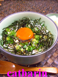 ダシ醤油漬け卵黄deDON丼♪-レシピのメイン写真