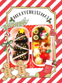 キャラ弁クリスマス簡単可愛いお弁当-レシピのメイン写真