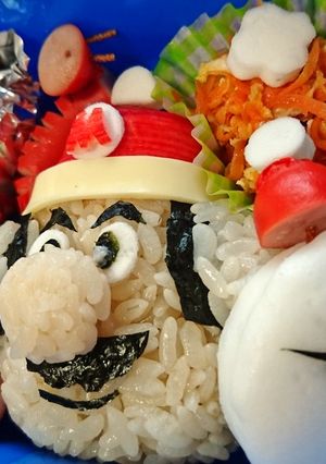 お父さんのマリオ弁当クリスマスバージョン-レシピのメイン写真
