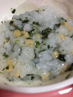 ほうれん草納豆粥-レシピのメイン写真