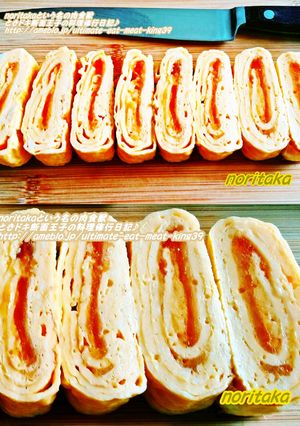 卵黄醤油漬けジュレ入卵焼き^^@-レシピのメイン写真
