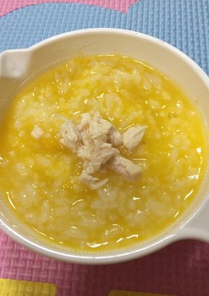 離乳食☆中期 かぼちゃ雑炊-レシピのメイン写真