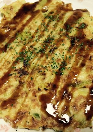 長芋たっぷり！米粉のお好み焼き-レシピのメイン写真